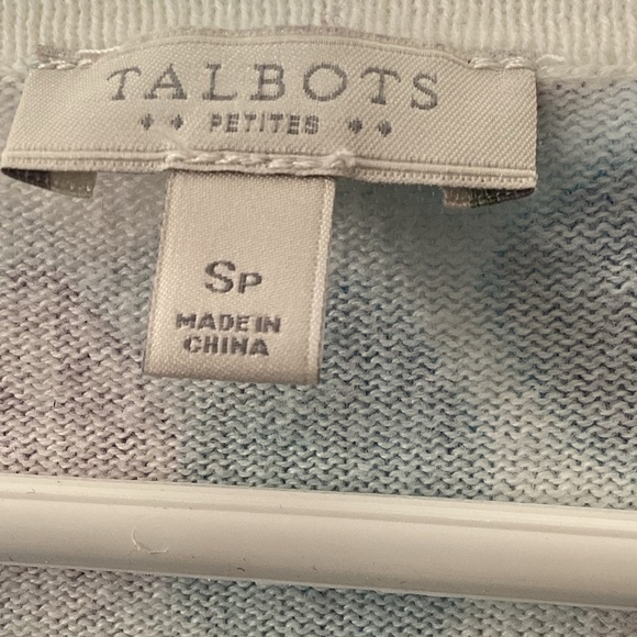 Talbots Long Sleeve Lightweight Colorful Leaves Sweater Size S/P - Picture 4 of 12